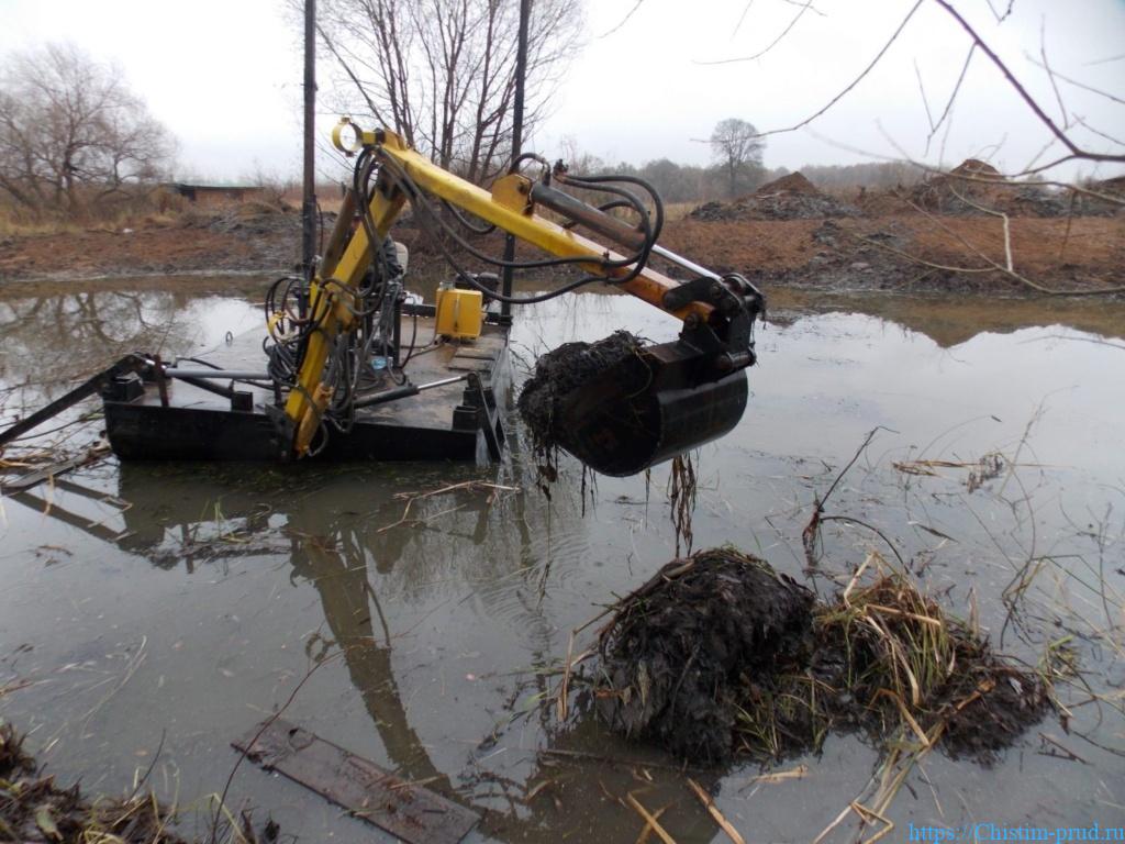 Очистка прудов и водоемов от ила 4 Чистка водоемов земснарядом