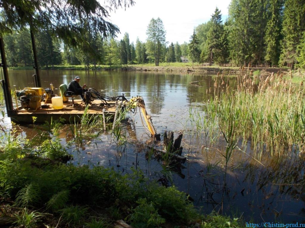 Углубление дна земснарядом. Дноуглубление водоемов без осушения 2 DSCN3115