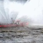 Пожарный водоем. Пожарный пруд.