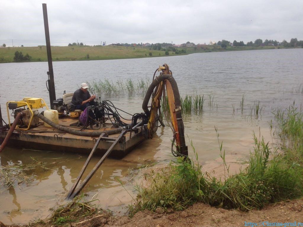 Предлагаем профессиональные услуги по очистке водоемов земснарядом