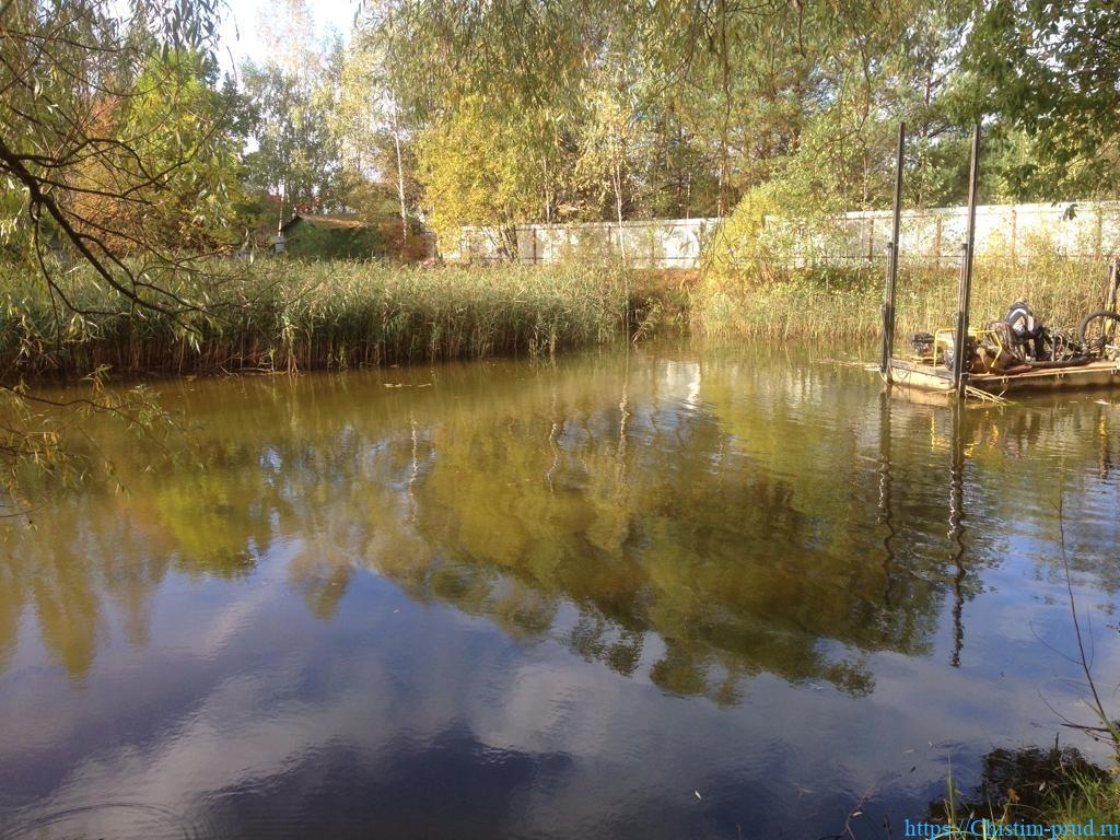 Профессиональная очистка противопожарных прудов и водоемов