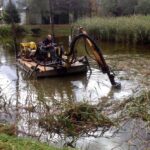 Почистить пруд или водоем с помощью земснаряда