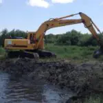 Почистить пруд экскаватором