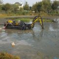 Очистка прудов от водорослей и ила