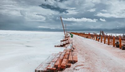 Строительство пирсов зимой