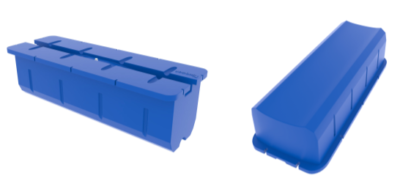 Модули плавучести понтон пластиковый для причала и пирса.